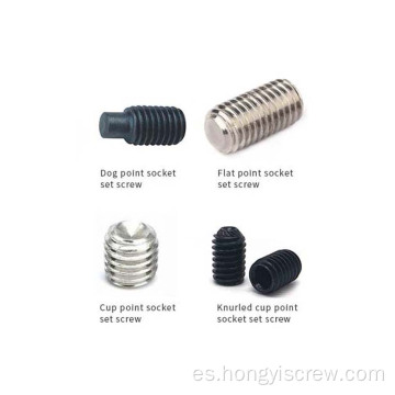 Punto de perro Hex Hex Socket Allen Set Tornillo